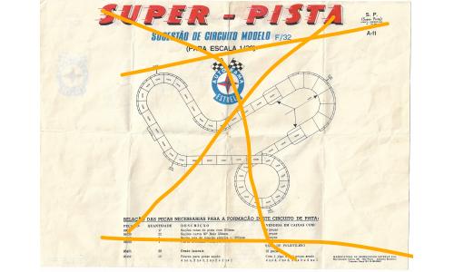 Autorama Estrela - Manual 1960 A-11-A Super Pista